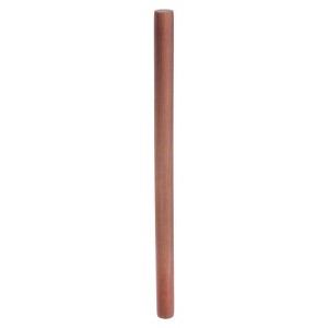 Unique Bargains Ebony Wood Cylindrical Smooth Non-Stick Small Kitchen Rolling Pins - 1 of 4