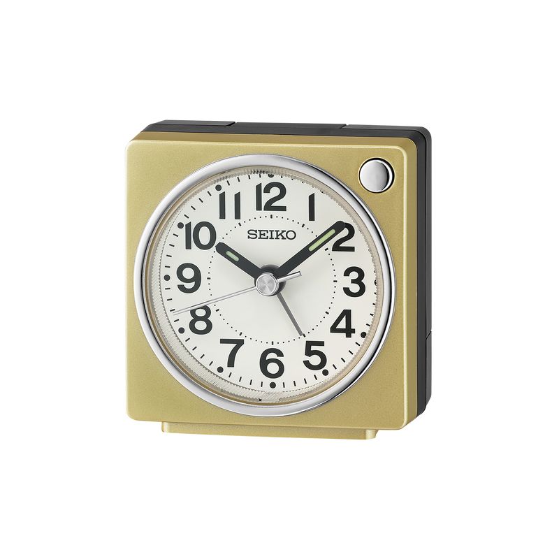 Seiko 2.6" Fuji Dark Bedside Alarm Clock, 1 of 5