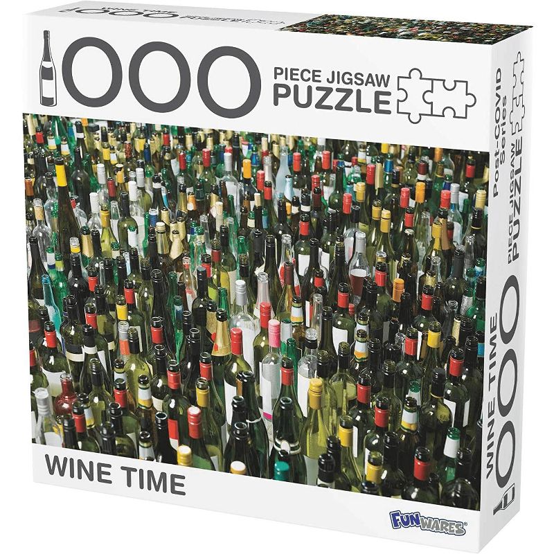 Funwares Wine Time Puzzle 1000 Piece Jigsaw Puzzle, 1 of 4