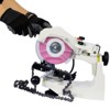 Professional Chainsaw Sharpener - Bench Grinder w/ Multi-Angle Adjustment, Built-in Light & 3 Grinding Wheels - 3 of 4