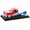 1973 Chevrolet Cheyenne 10 Truck Red & Blue w/White "Bazooka Bubble Gum" Ltd Ed 1/24 Diecast Model Car by M2 Machines - 2 of 3