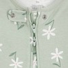 Carter's Just One You® Baby Girls' Floral Sleep N' Play - Green - 3 of 4