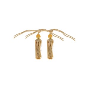 Unique Bargains Tassel Jade Ball Curtain Ties Polyester Imitation Jade 2 Pcs - 1 of 4