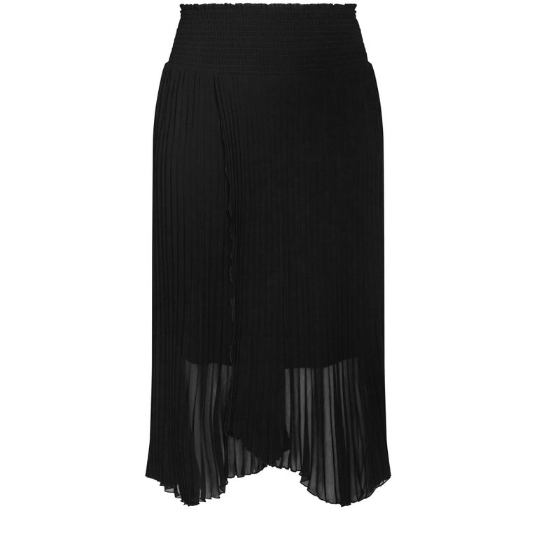 Women's Plus Size Natalie Skirt - black  | CITY CHIC, 3 of 4