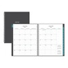 Blue Sky 2024-25 Weekly/Monthly Spanish Planner 11"x8.5" Wirebound Solid Charcoal: Student Agenda, July-June, Adult - 4 of 4