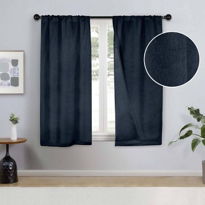 Bohemian Textured Room Darkening Semi-Blackout Curtains, Set of 2 by Blue Nile Mills