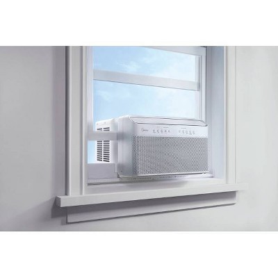 Midea 10000 BTU DOE Smart Inverter U-Shaped Window Air Conditioner for spaces up to 450 sq ft