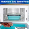 5 Star Super Deals Collapsible Stackable Food Storage Containers 4pc Silicone Portable Leak Proof Airtight Boxes with Durable & Space-Saving - 4 of 4