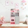 Teamson Kids Little Chef Florence Classic Interactive Play Kitchen with Accessories and Storage Space, Pink - 3 of 4