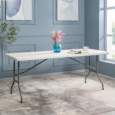 Home Imports Emporium Foldable Table Plastic Table Portable Table for Outdoor Camping Picnic Party