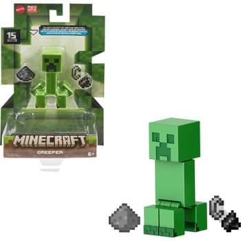 Mattel Minecraft Craft-a-Block 2-Pk Character Action Figures Based On The  Video Game, Stray Vs. Polar Bear