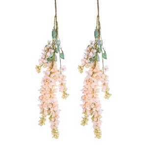 Unique Bargains Fake Hanging Vine Silk Flower Artificial Garland for Home Garden - 1 of 4