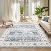 Washable Kitchen Rug, Soft Non-Slip Floral Runner for Hallway, Entryway, Laundry, Bathroom - 2 of 4