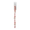 Crystal Lane DIY Lampwork Glass Red Hat Snowman 7" Designer Holiday Christmas Bead Strand - 3 of 4