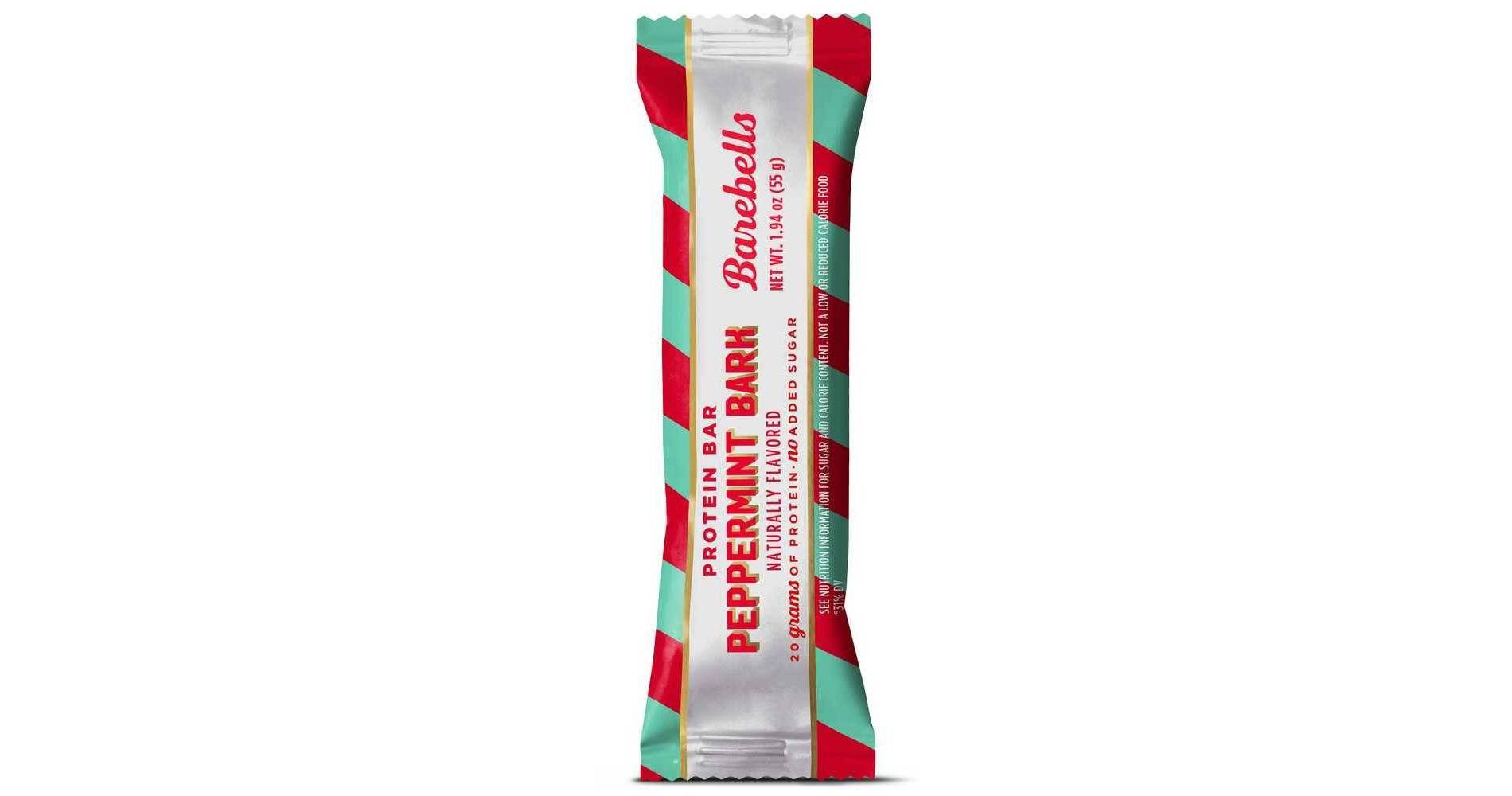 Barebells Peppermint Bark Single Protein Bar - 55gms - 20gms Protein