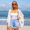 Women's Cozy Cove Crochet Beach Cover-Up Cardigan - Cupshe - 2 of 4