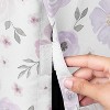 Sweet Jojo Designs Girl Dog Crate Kennel Cover 36in. Watercolor Floral Purple White and Grey - 3 of 4
