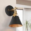 LNC Nero 6-in W 1-Lights Modern/Contemporary  Wall Lights,Gold/Gray/Black - 2 of 4