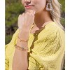 18k Gold Plated Personalized Chunky Cuban Oval Link Chain Bracelets for Men Toggle Rope Bracelet Jewelry for Women - 2 of 4
