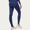 Anna-Kaci Active Women's Seamless High Waist Ribbed Leggings with Sculpting Contour Panels and Compression Fit - 3 of 4