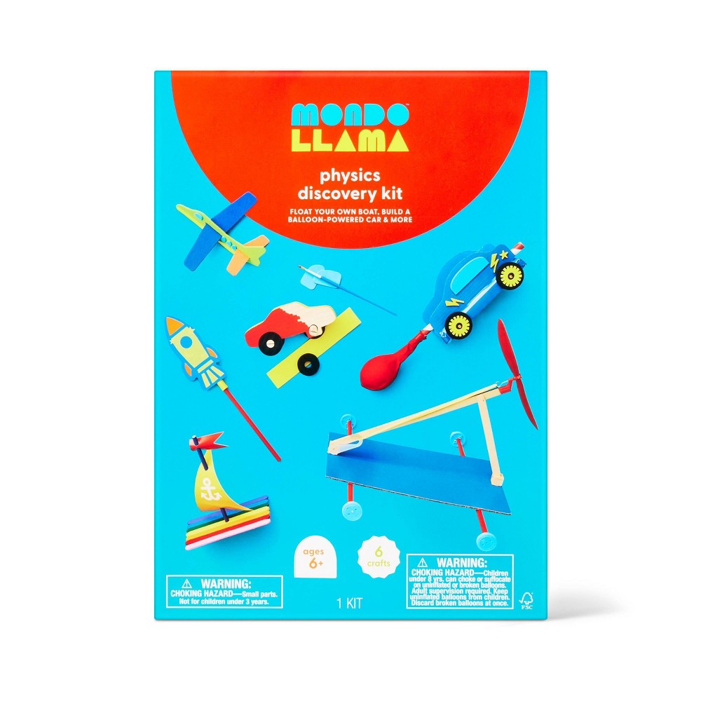 Things That Go STEAM Wood Craft Kit - Mondo Llama™: Creative Outer Space Activity, Birthday Gift