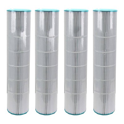 Hurricane 4 Pack HF7472-04 Advanced Pool Filter Cartridge Replacement for PCC130, Unicel C-7472, Filbur FC-1978 Pentair Clean & Clear Plus 520