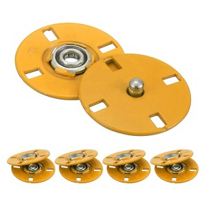 Unique Bargains Alloy Invisible Durable High Hardness Buckle Fasteners Press Studs Buttons 5 Pcs - 1 of 4