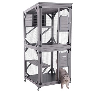 Aivituvin Cat House , Outdoor Cat Catio (Inner Space 13.2ft²)-AIR22 - 1 of 4