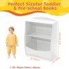 Nursery Kids Bookshelf and Toy Organizer, 2 Tier Wood Toy Storage Organizer for Kids Rooms, Children Bookcase, Book Display Shelf - 2 of 4