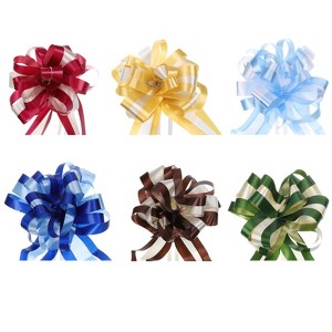 Unique Bargains Gift Wrapping Christmas Wedding Car Large Pull Bow 30 Pcs - 1 of 4