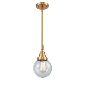 Beacon - 1 Light Stem Hung Mini Pendant In Industrial Style-10.63 Inches Tall and 6 Inches Wide - 1 of 1