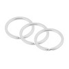 Unique Bargains Metal Flat Split Ring Keychain for Car Home Luggage 1.3" Dia 6 Pcs - 4 of 4