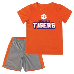 NCAA Clemson Tigers Toddler Boys' T-Shirt and Shorts Set - 1 of 3