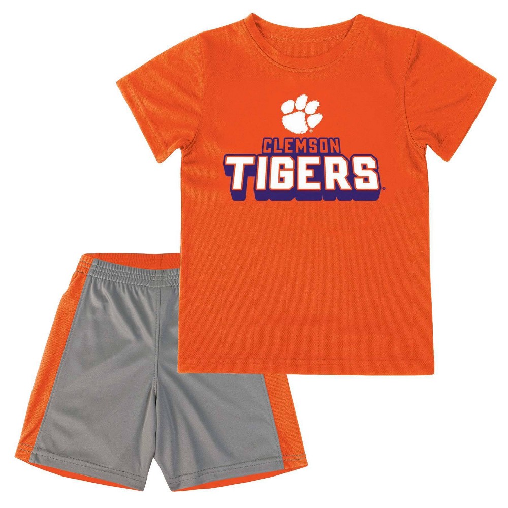 NCAA Clemson Tigers Toddler Boys T-Shirt and Shorts Set