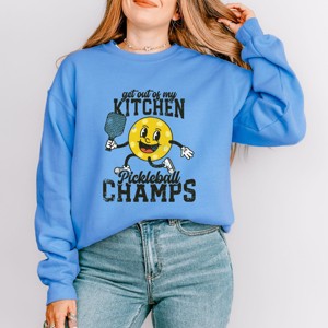 Simply Sage Market Get Out Of My Kitchen Pickleball Champs Sweatshirt - 1 of 4
