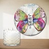 Courtside Market You Are So Worth It 13.5 oz Soy Wax Candle with 8"x8" Artboard - 2 of 2