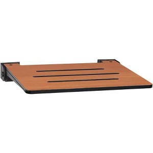 Seachrome 18 inch Silhouette SlimLine Folding Wall Mount Shower Bench Seat - 1 of 1