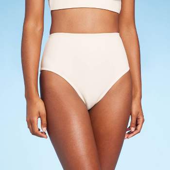 Women's Shirred High Waist Brief Full Coverage Bikini Bottom - Shade &  Shore™ : Target
