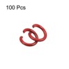 Unique Bargains Carbon Steel DIY Crafts Jewelry Making Open Connector Jump Rings 100 Pcs - 3 of 4