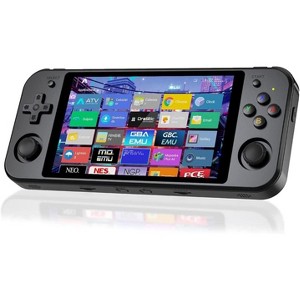 Voacle RG552 Handheld Game Console,RK3399 Chip Dual OS Linux ,Android System Support WiFi Online Games Built-in 64G SD Card 2500 Classic Games(Black) - 1 of 4
