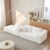 KWPZQEB 104" Cloud Modern Modular Sectional Sofawith L-Shape Chaise & Deep Seat, 3-Seater Upholstered Couches for Living Room, No Assembly - 4 of 4