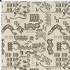 18"x18" Polyester Insert in Lhasa Square Throw Pillow Cream - Skyline Furniture: Removable Cover, Indoor Use - 4 of 4