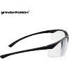 grinderPUNCH Full Lens Magnification Safety Glasses with Black Frame  Clear Lens   Magnifying Reading Eyewear (Tinted +1.00 Diopter) - 4 of 4