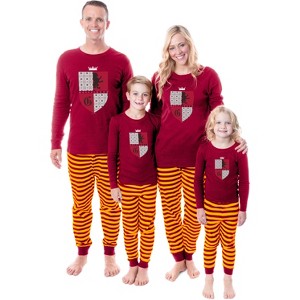 Harry Potter Coat Of Arms Sleep Tight Fit Family Pajama Set - 1 of 4