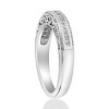 Pompeii3 1/2ct Vintage Heirloom Diamond Wedding Ring 14K White Gold - 2 of 4