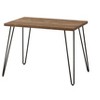 PAGED Rustic Computer Desk Minimalist Writing Desk with Metal Accents, Home Office Desks for Study, Living Room - 4 of 4