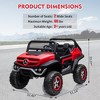 24V Ride On Truck Car for Kids 2 Seater Licensed Mercedes Benz Toddles Electric Car Ride On Toy with Remote Control - 2 of 4