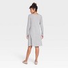 Long Sleeve Nursing Henley Maternity Dress - Isabel Maternity by Ingrid & Isabel™ - 2 of 4