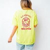 S.W.Smiley Fishing Club Anchor - Women's Garment Dyed Graphic T-Shirt - 3 of 4
