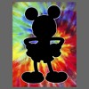 Girl's Disney Mickey Mouse Retro Tie-Dye Silhouette T-Shirt - 2 of 4